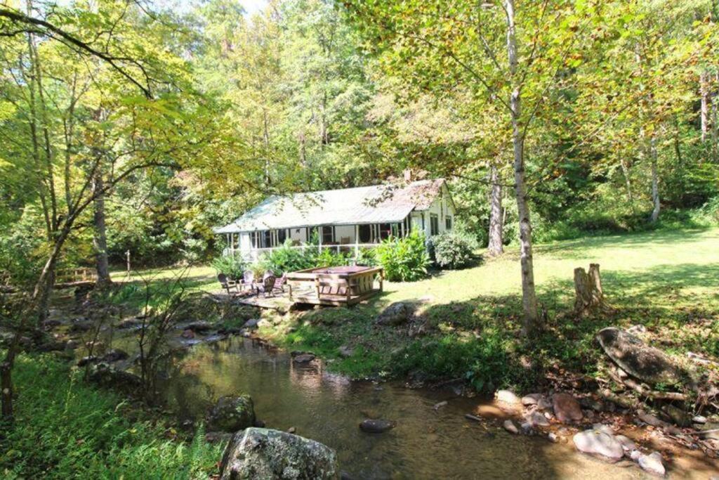 Creekside 1920'S Farmhouse Villa Bryson City Exteriör bild
