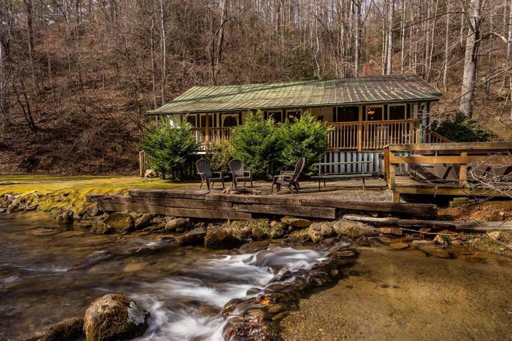 Creekside 1920'S Farmhouse Villa Bryson City Exteriör bild